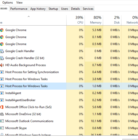 Que Es El Proceso Host De Windows 2905